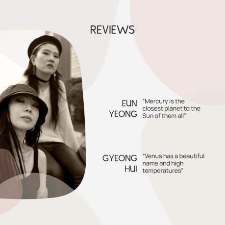 Modelo de apresentação Pitch deck minimalista com estética coreana