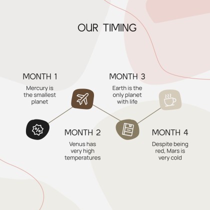 Modelo de apresentação Pitch deck minimalista com estética coreana