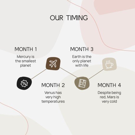 Modelo de apresentação Pitch deck minimalista com estética coreana