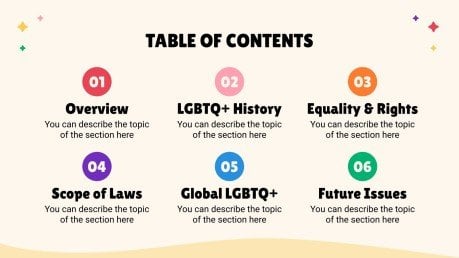 LGBTQ+ Rights presentation template 