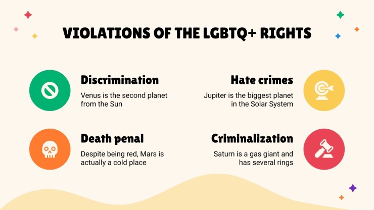 LGBTQ+ Rights presentation template 