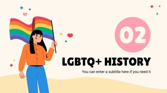 LGBTQ+ 권리 프레젠테이션 템플릿