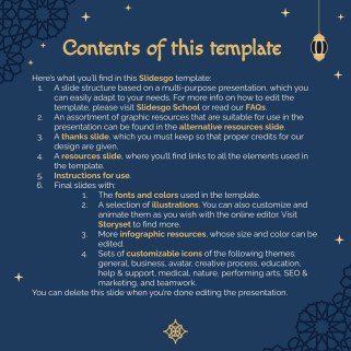 라마단 시즌 프레젠테이션 템플릿