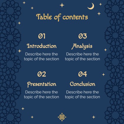 라마단 시즌 프레젠테이션 템플릿