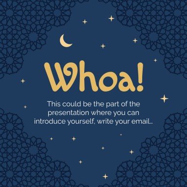 라마단 시즌 프레젠테이션 템플릿