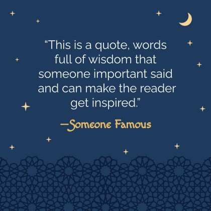 라마단 시즌 프레젠테이션 템플릿