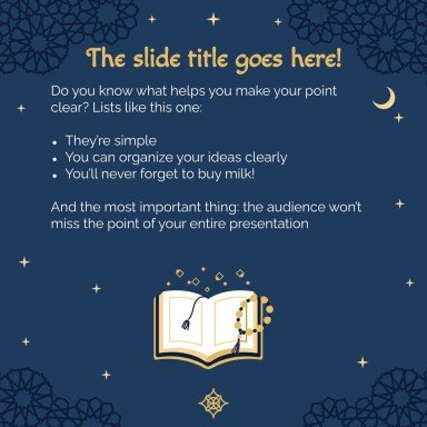 라마단 시즌 프레젠테이션 템플릿