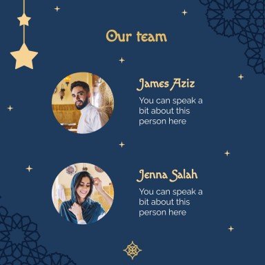 라마단 시즌 프레젠테이션 템플릿