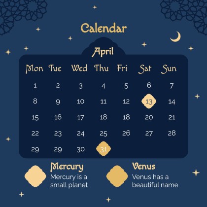 라마단 시즌 프레젠테이션 템플릿