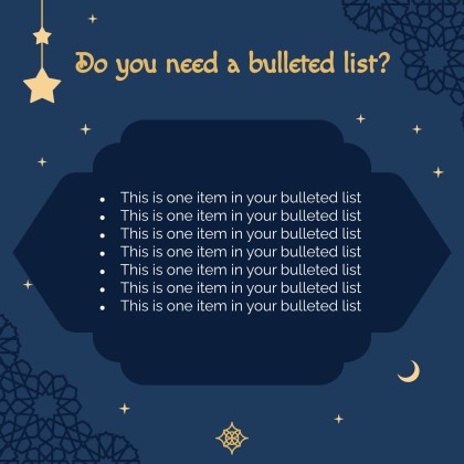 라마단 시즌 프레젠테이션 템플릿