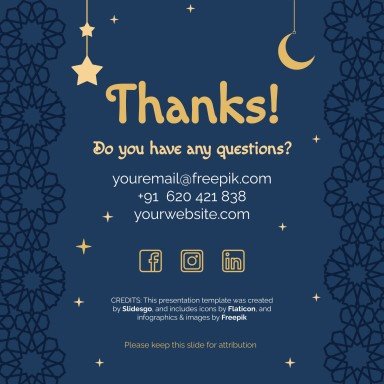 라마단 시즌 프레젠테이션 템플릿