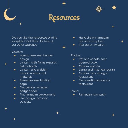 라마단 시즌 프레젠테이션 템플릿