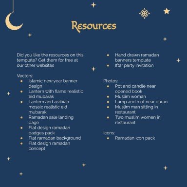 라마단 시즌 프레젠테이션 템플릿