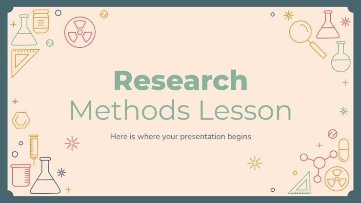 Research Methods Lesson presentation template 