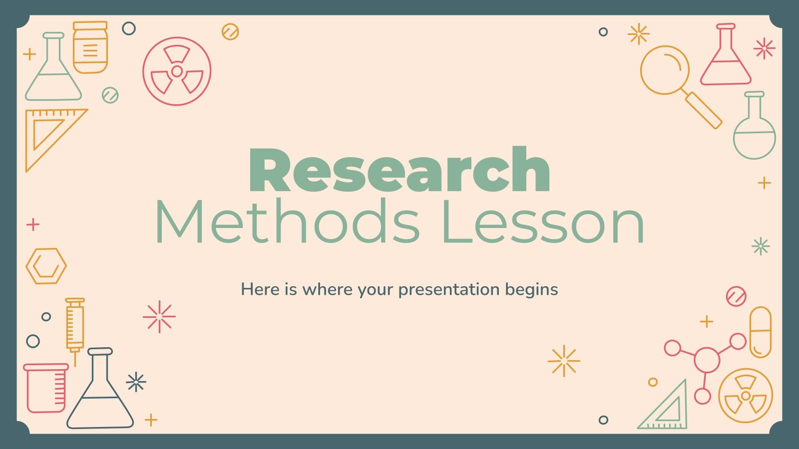 Research Methods Lesson presentation template 