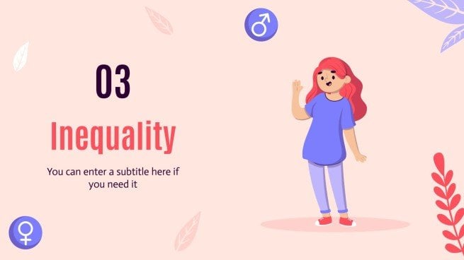 Gender Equality Class presentation template 