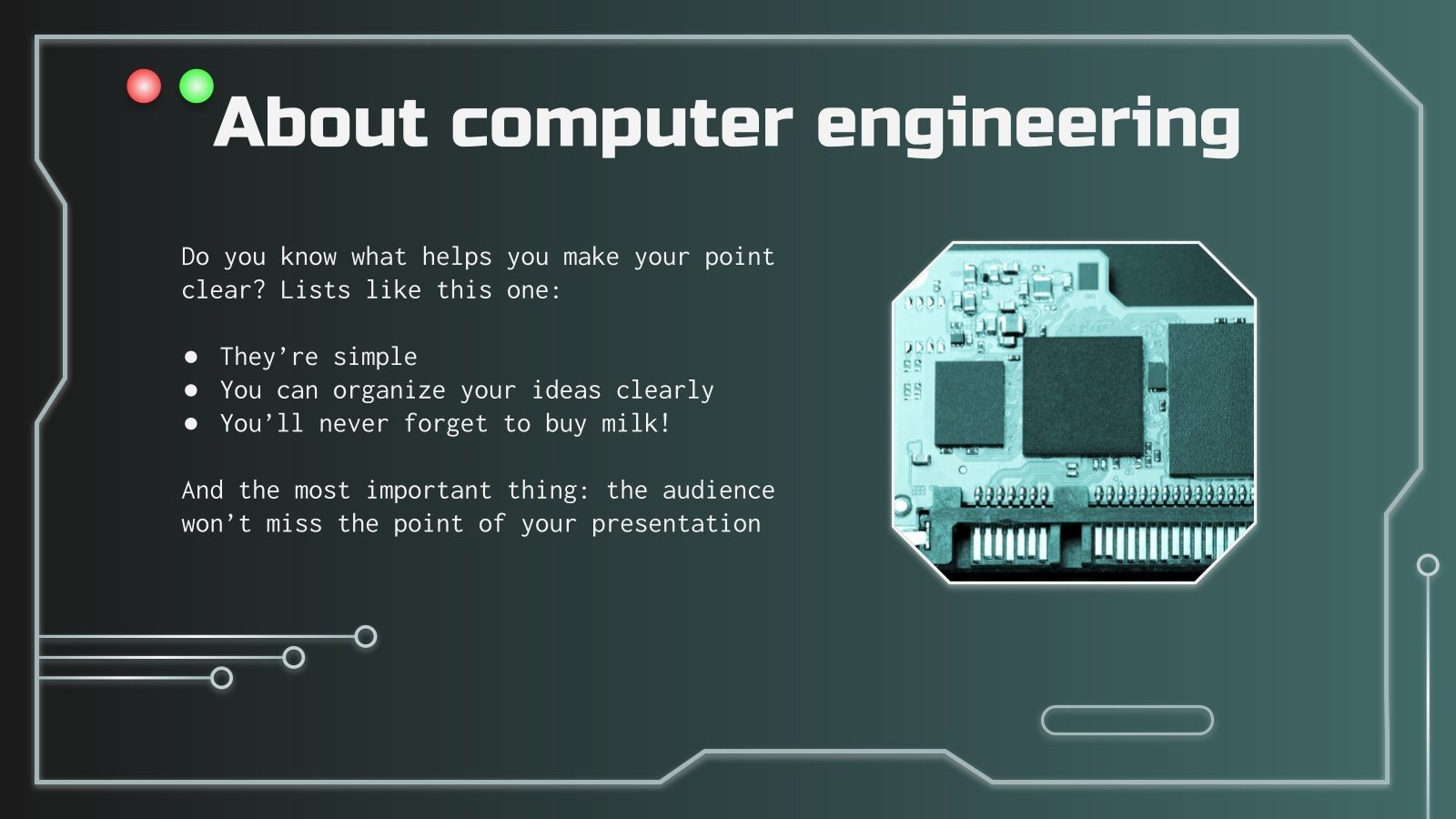 Engineering Major: Computer Engineering | Google Slides & PPT