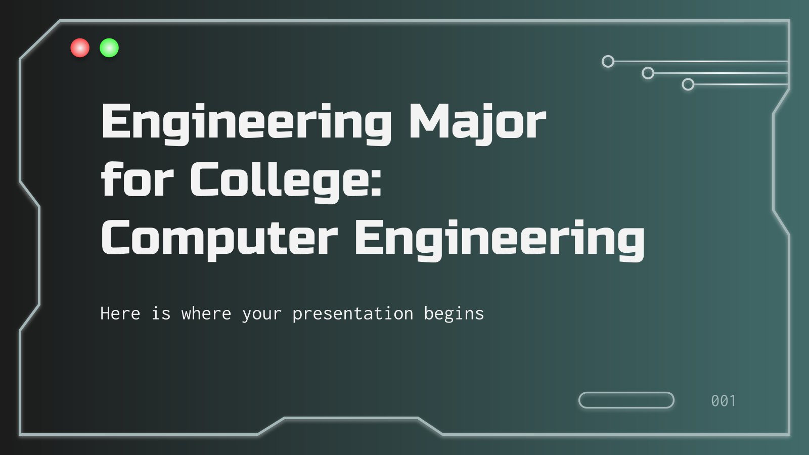 Engineering Major for College: Computer Engineering presentation template 