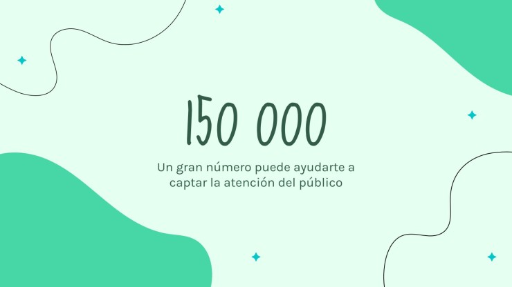 Plantilla de presentación Caso clínico verde suave en español