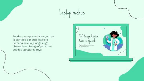 Cas clinique vert tendre en espagnol Modèles de présentation