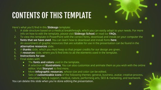 Coronavirus Breakthrough Google Slides Theme & PPT Template