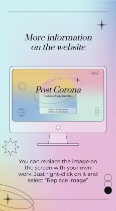 Post-Corona Business Opportunities presentation template 