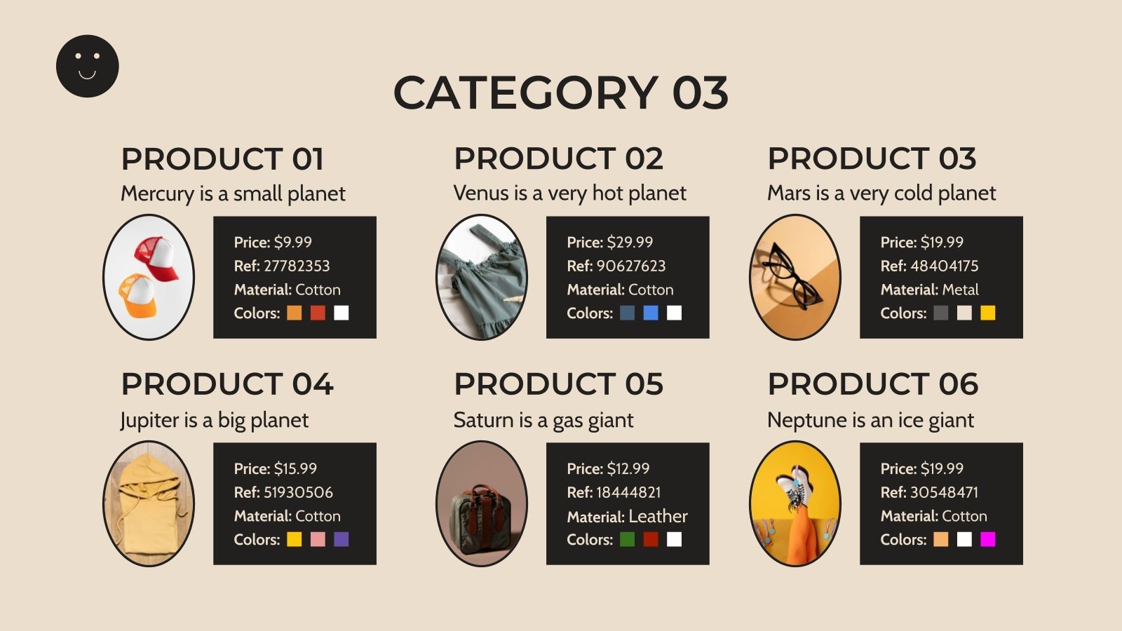 Modern Clothing Catalog Google Slides & PowerPoint