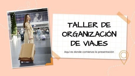 Modelo de apresentação Oficina de organização de viagens