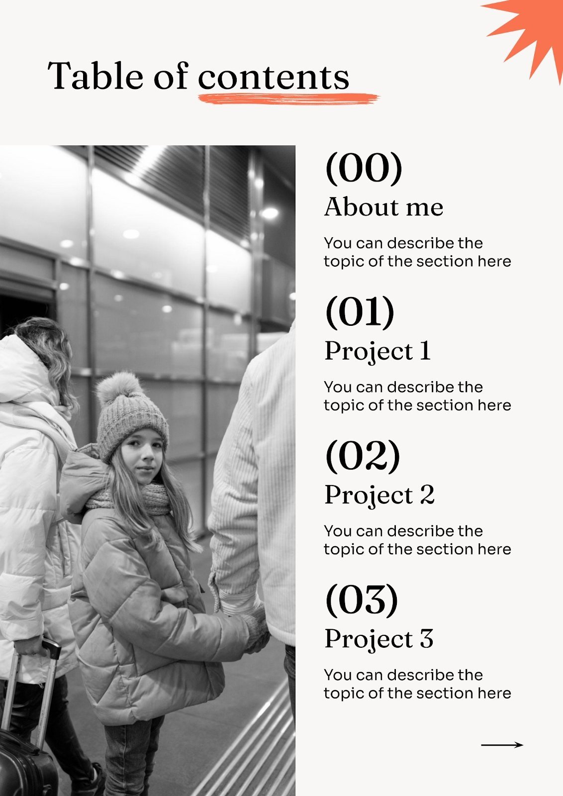 Photojournalist Printable Portfolio Google Slides & PPT