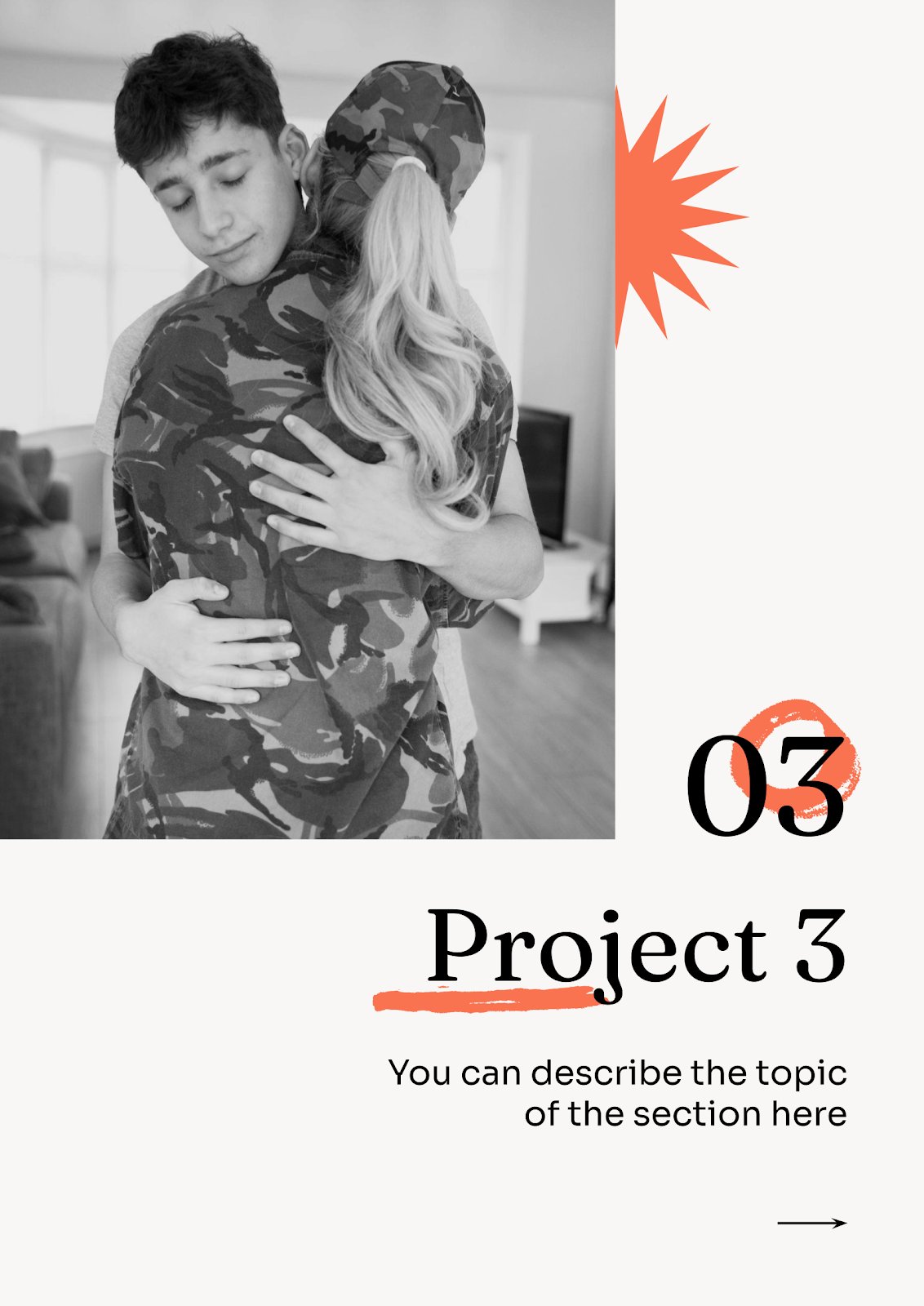 Photojournalist Printable Portfolio Google Slides & PPT