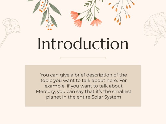 Plantilla de presentación Tesis de estética Cottagecore