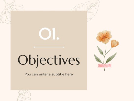 Plantilla de presentación Tesis de estética Cottagecore