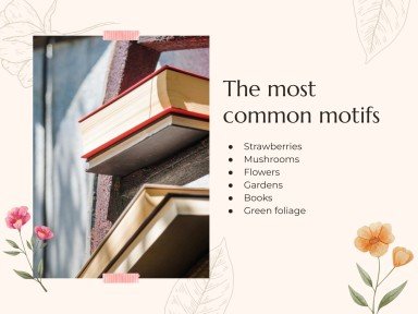 Plantilla de presentación Tesis de estética Cottagecore