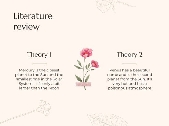 Plantilla de presentación Tesis de estética Cottagecore