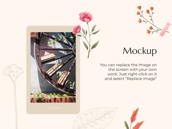 Plantilla de presentación Tesis de estética Cottagecore