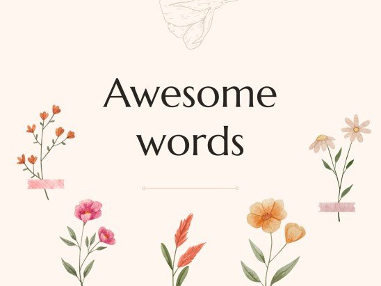 Plantilla de presentación Tesis de estética Cottagecore