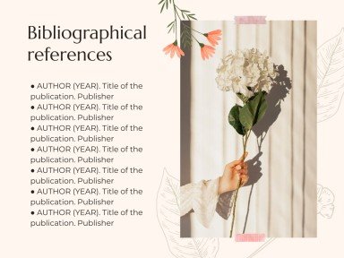 Plantilla de presentación Tesis de estética Cottagecore