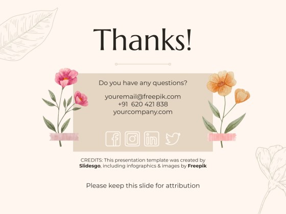 Plantilla de presentación Tesis de estética Cottagecore