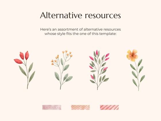 Plantilla de presentación Tesis de estética Cottagecore