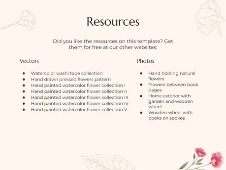 Plantilla de presentación Tesis de estética Cottagecore