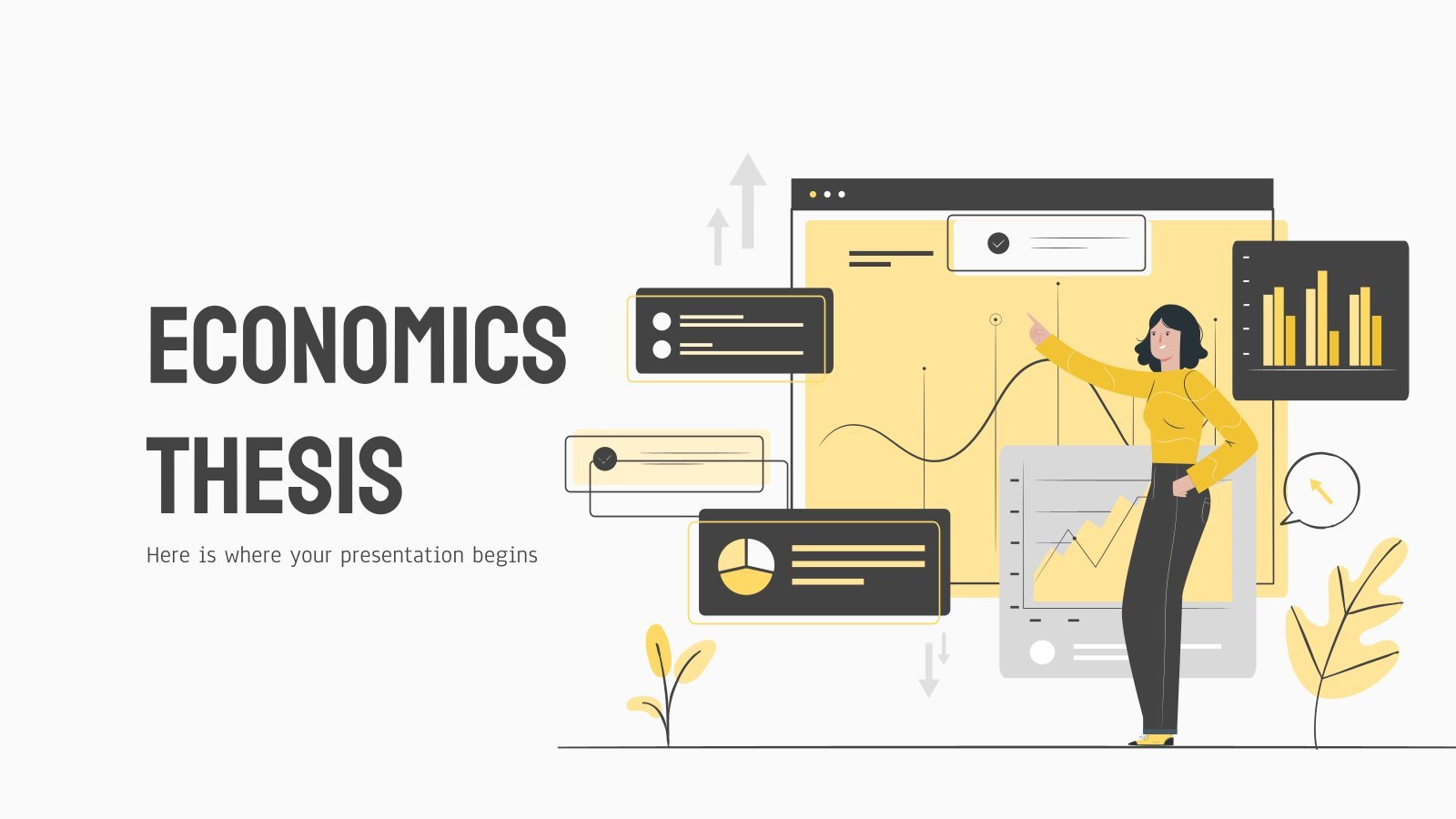 Plantilla de presentación Tesis de economía