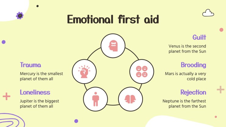 청소년 정신건강 응급처치 워크숍 프레젠테이션 템플릿