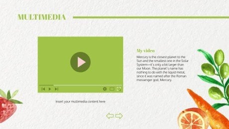 Food Day Campaign presentation template 