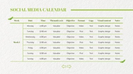 Food Day Campaign presentation template 