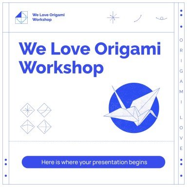 종이접기를 아주 좋아합니다. 워크숍 프레젠테이션 템플릿