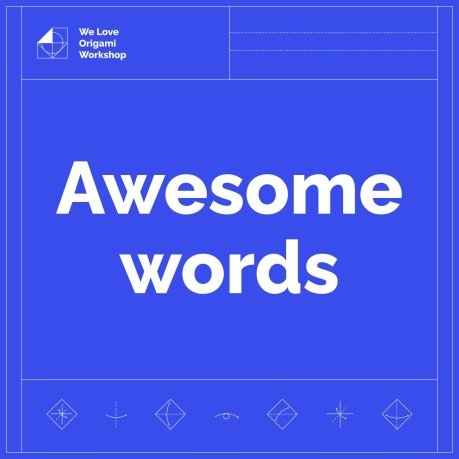 종이접기를 아주 좋아합니다. 워크숍 프레젠테이션 템플릿