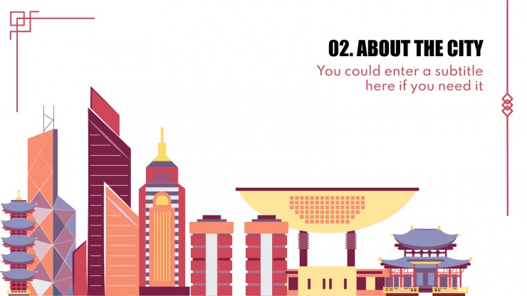 Travel Guide: Hong Kong presentation template