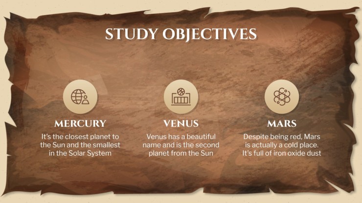 Old Paper Style Bachelor's Thesis presentation template 