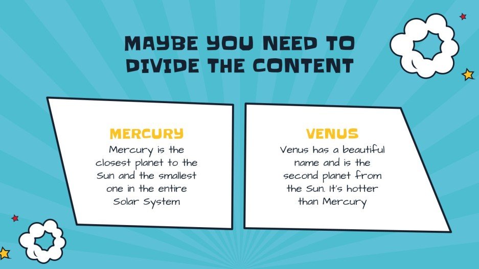 Comic Style Google Slides theme and PowerPoint template