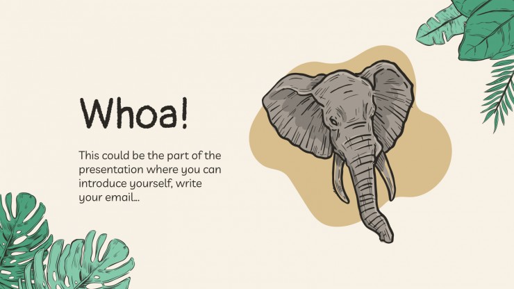 Doodle World Wildlife Day presentation template